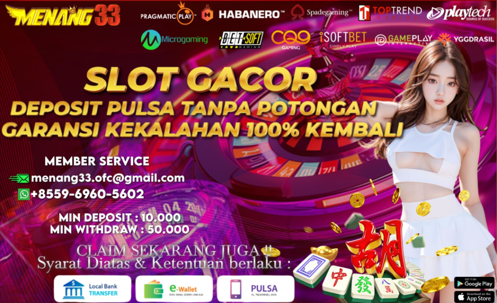 MENANG33: Mainkan Slot Gacor Dapatkan Keberuntungan